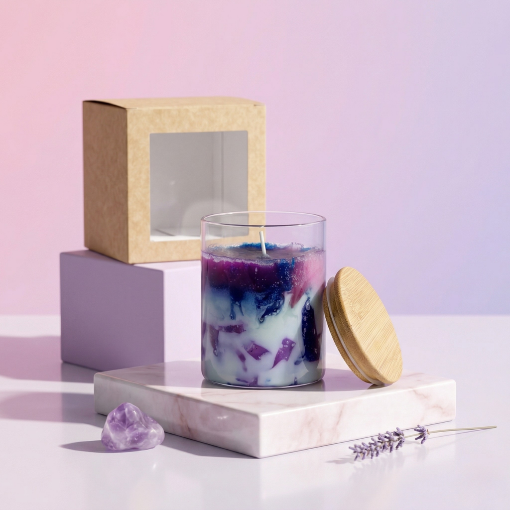 Single Wick Glass Jar Candle – (150g)