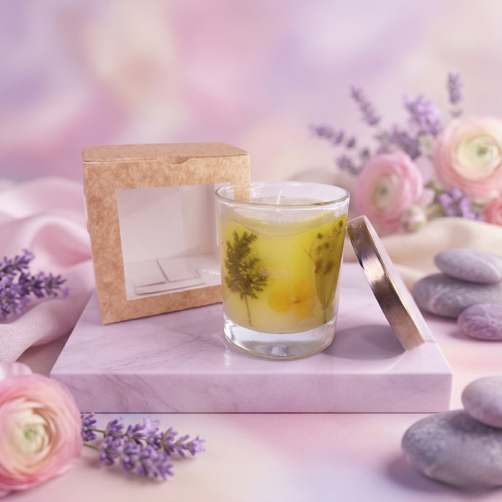 Single Wick Glass Jar Candle – (150g)