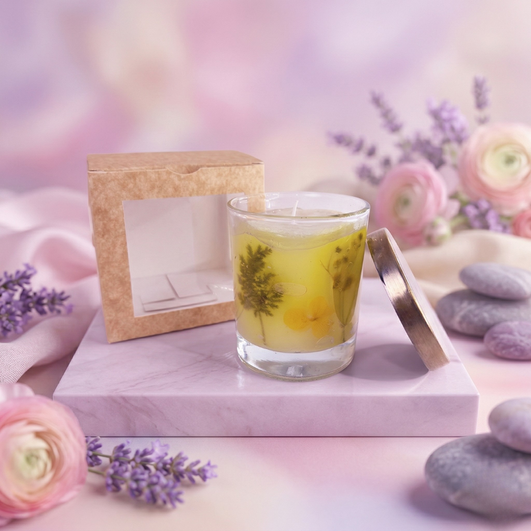 Single Wick Glass Jar Candle – (150g)