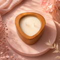 Wooden Hazelnut Candle