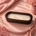 Wooden Rectangular Candle