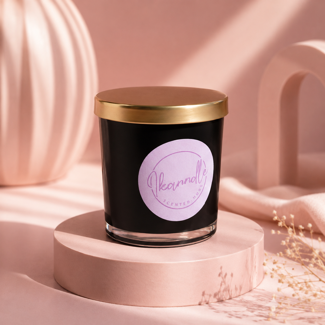 Single Wick Glass Jar Candle B.B. – (180g)