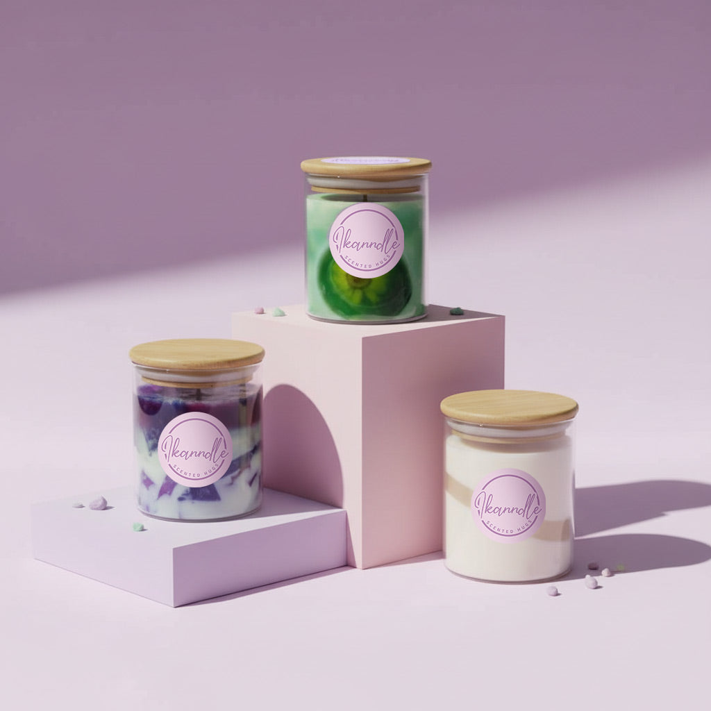 Single Wick Glass Jar Candle – (150g)
